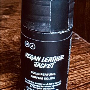 Vegan Leather Jacket Solid Perfume